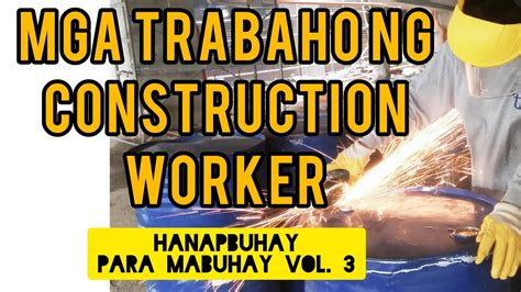 89 Construction Workers mga trabaho sa Philippines (5 bago).